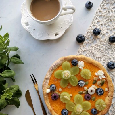 南瓜布丁派各种做法,小甜品奶香南瓜派简单易做还好吃