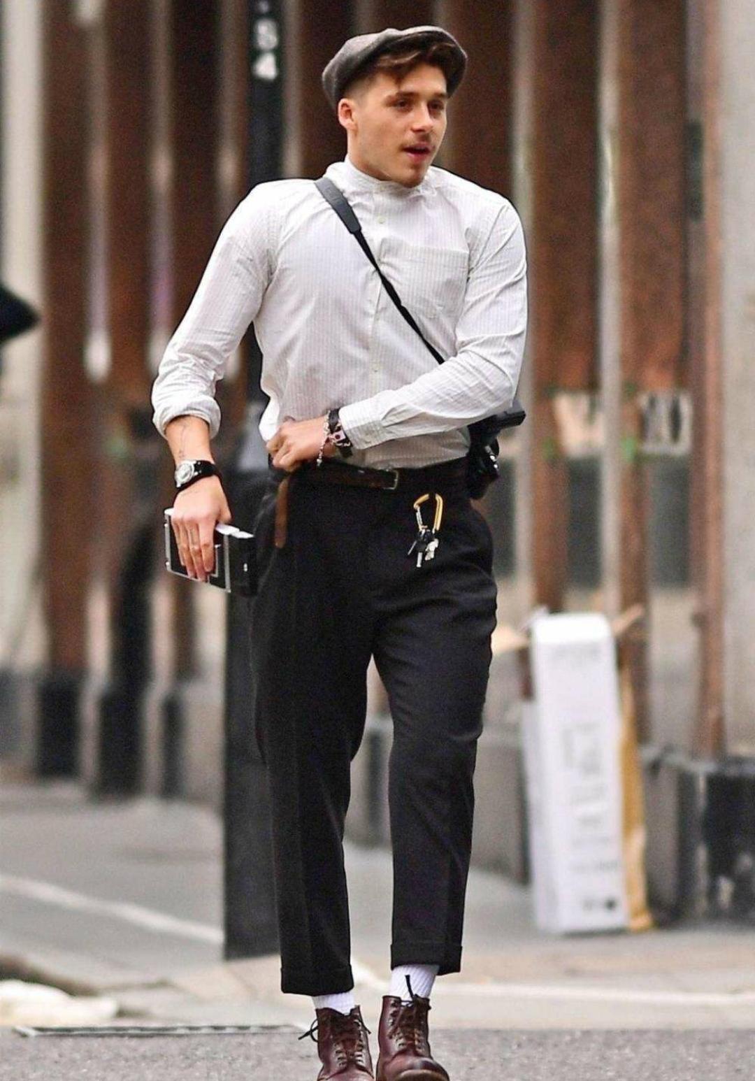 布鲁克林贝克汉姆动图,布鲁克林贝克汉姆看秀