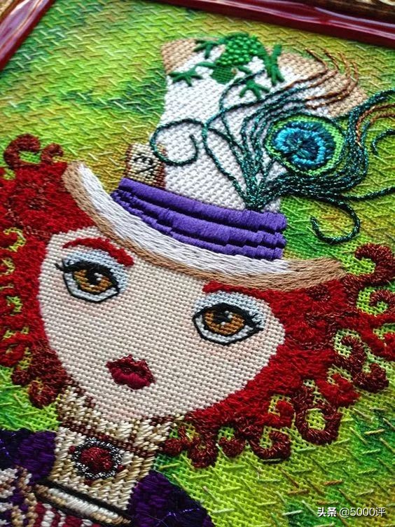 绣十字绣鞋垫的教程,十字绣绣字教程