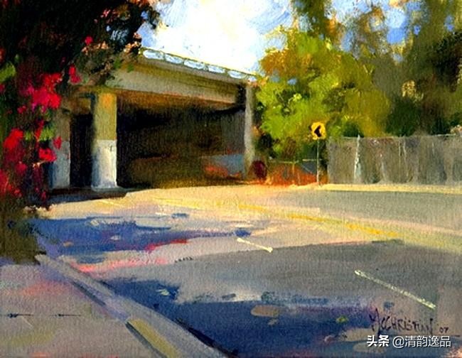 美国艺术家乔biwler油画作品赏析,丽莎印象派油画欣赏