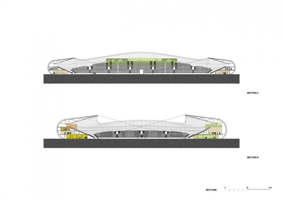 OFISArchitects作品：鲍里索夫足球场
