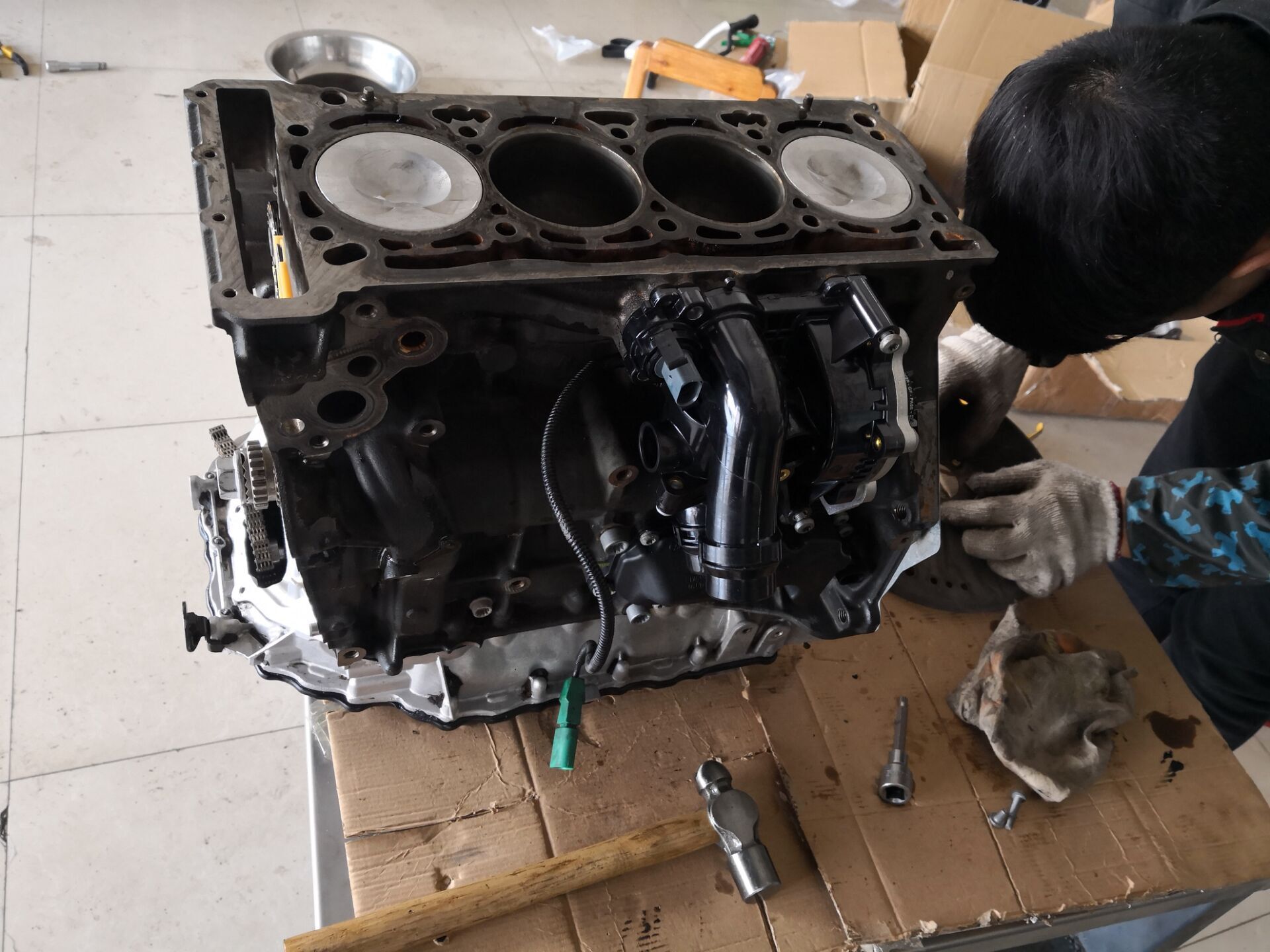 途观ea888正时链条跳齿有啥症状,途观ea888发动机正时老跳齿