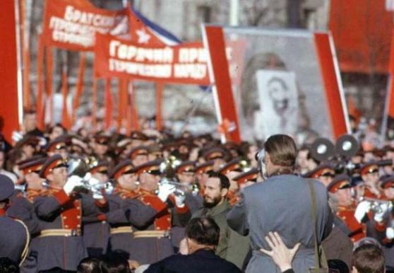 卡斯特罗的精彩瞬间,卡斯特罗和苏联