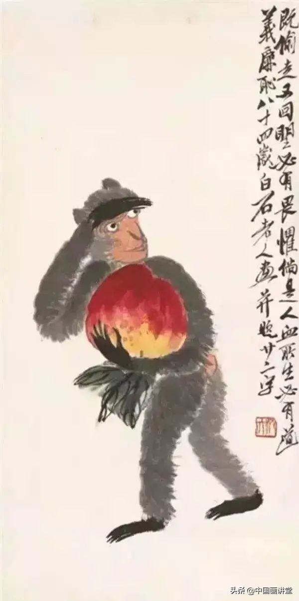 国画猴子画法,国画猴子教学