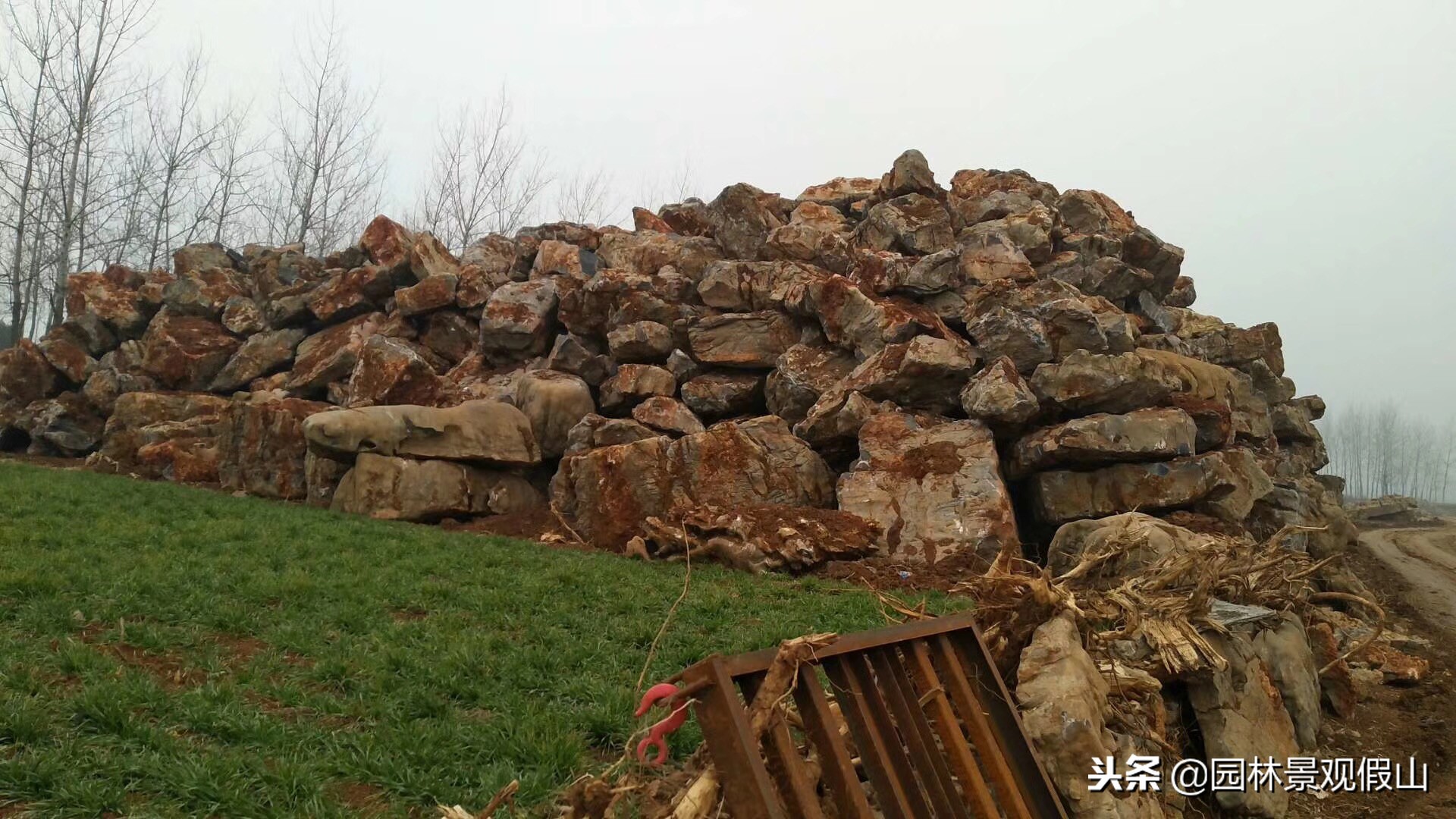 假山一般是什么石头做的,假山石材料有几种