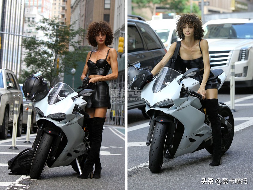长腿小姐姐骑摩托车,新手的第一辆仿赛摩托车推荐