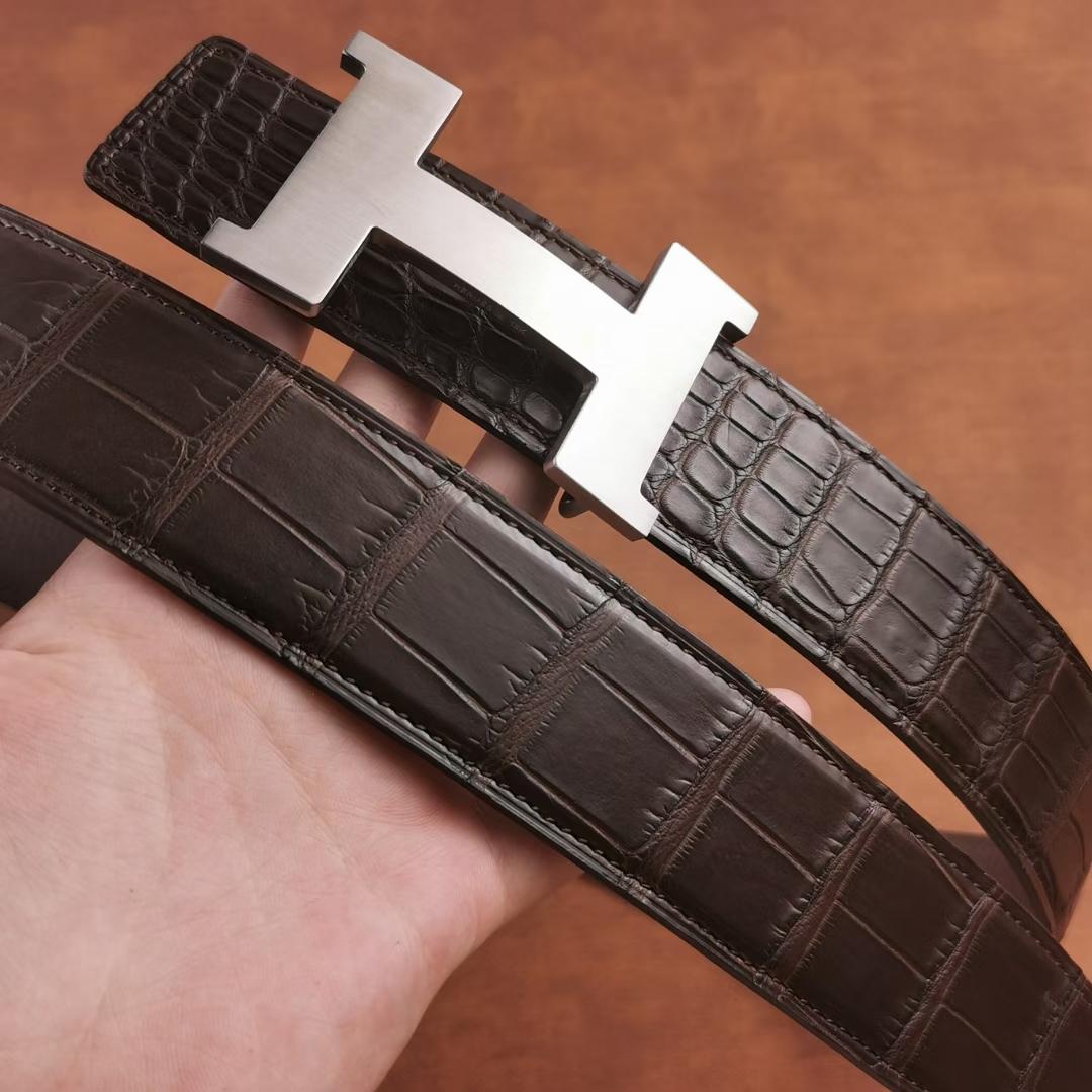 鳄鱼皮带加工,鳄鱼皮带手工定做