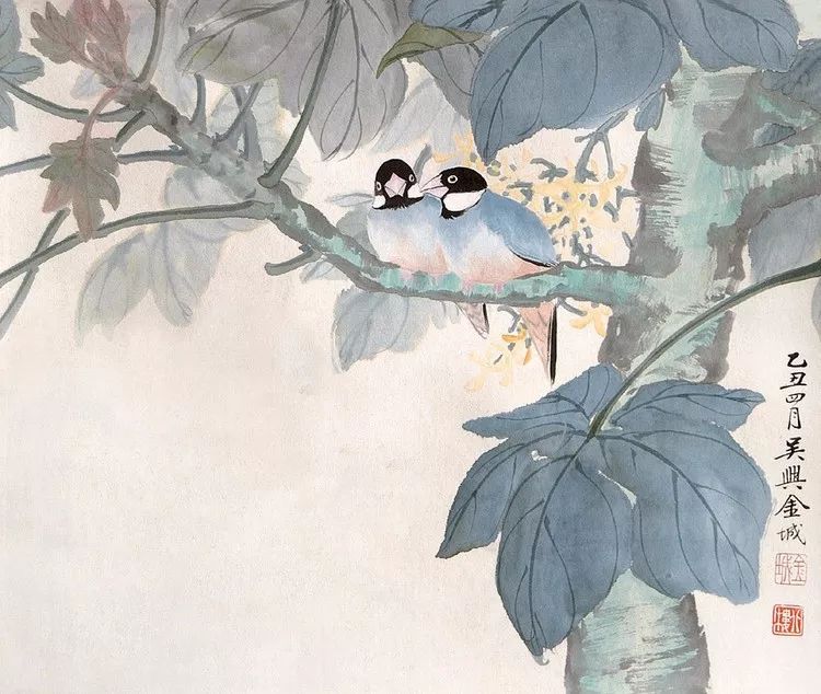 他45岁之前以临摹为主，46岁后创作即达高峰