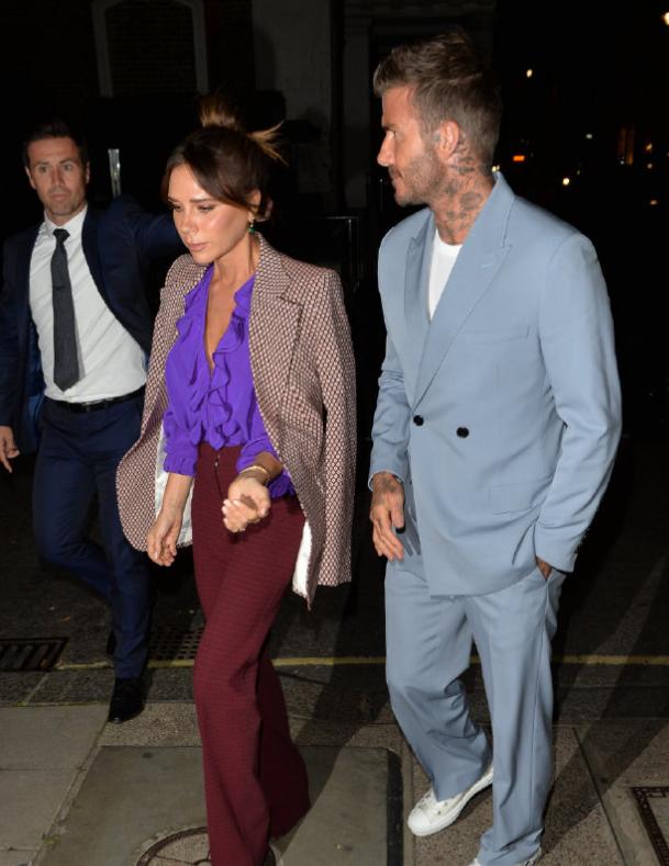 贝克汉姆贝嫂出席时装周,贝克汉姆贝嫂走秀