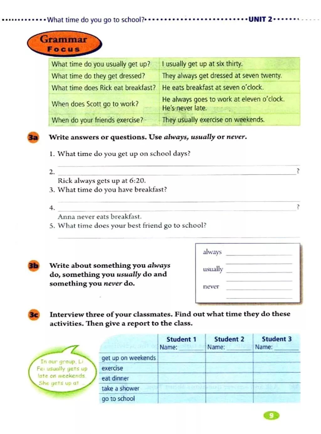 英语七年级下册unit2单词短语语法,七年级下册英语unit2sectionb
