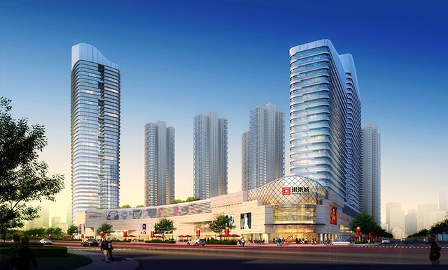 银泰中心的高度,义乌的高度