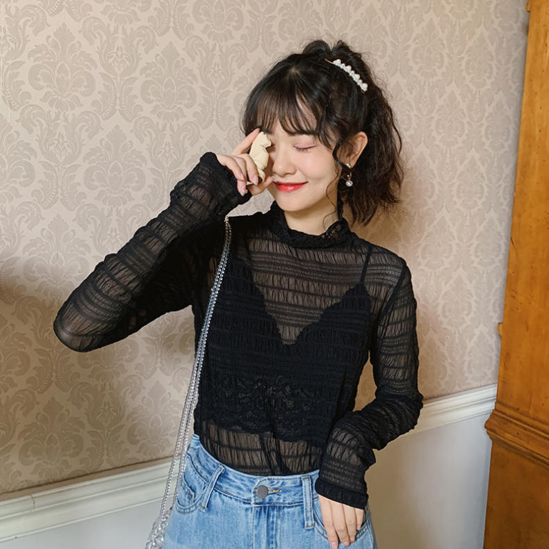 超唯美蕾丝打底衫,内在和外在同样要美丽