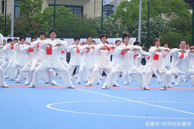 建党周年武术表演,上海太极拳建党100年表演