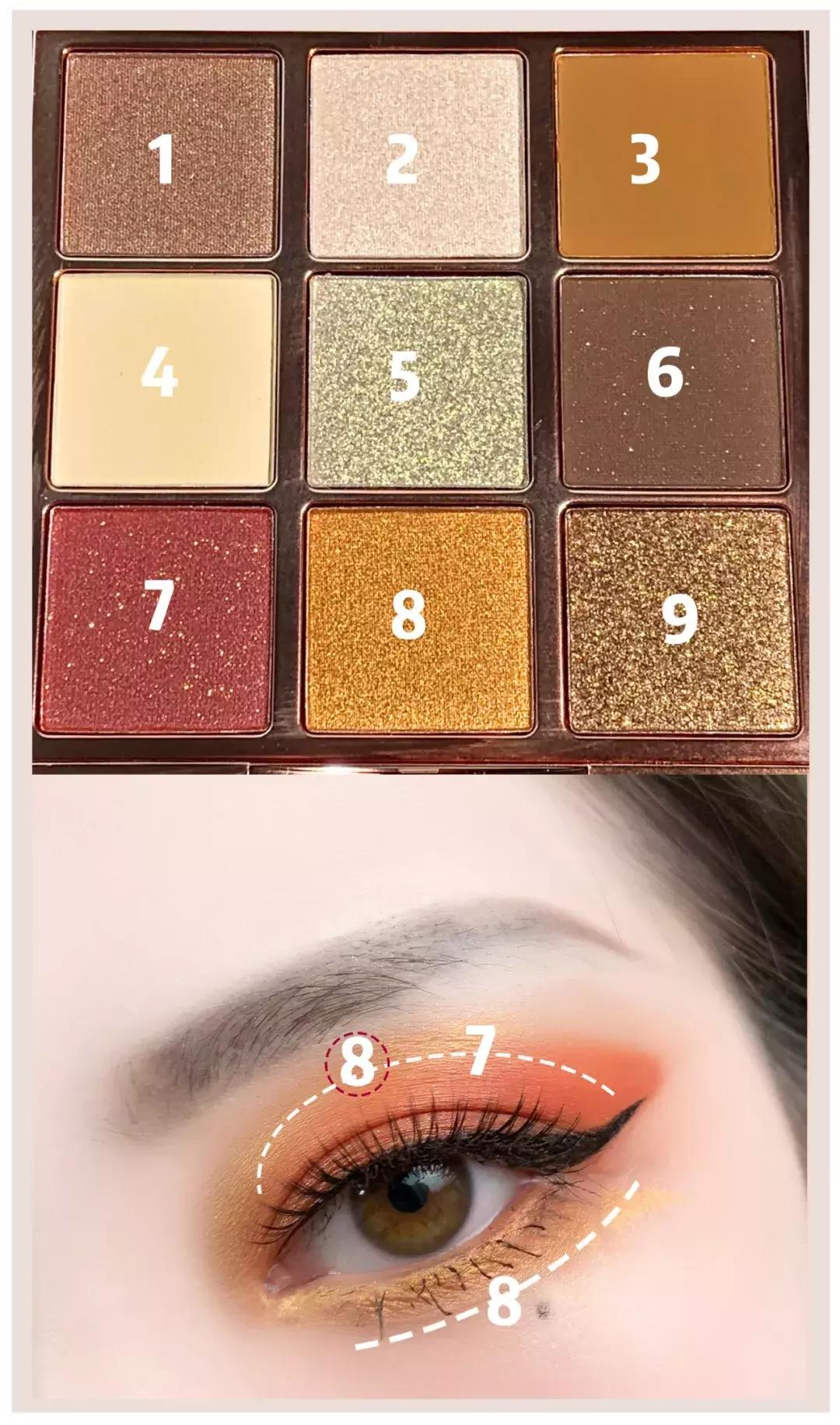 venusmarble九色眼影测评,橘朵的单色眼影新版和旧版对比