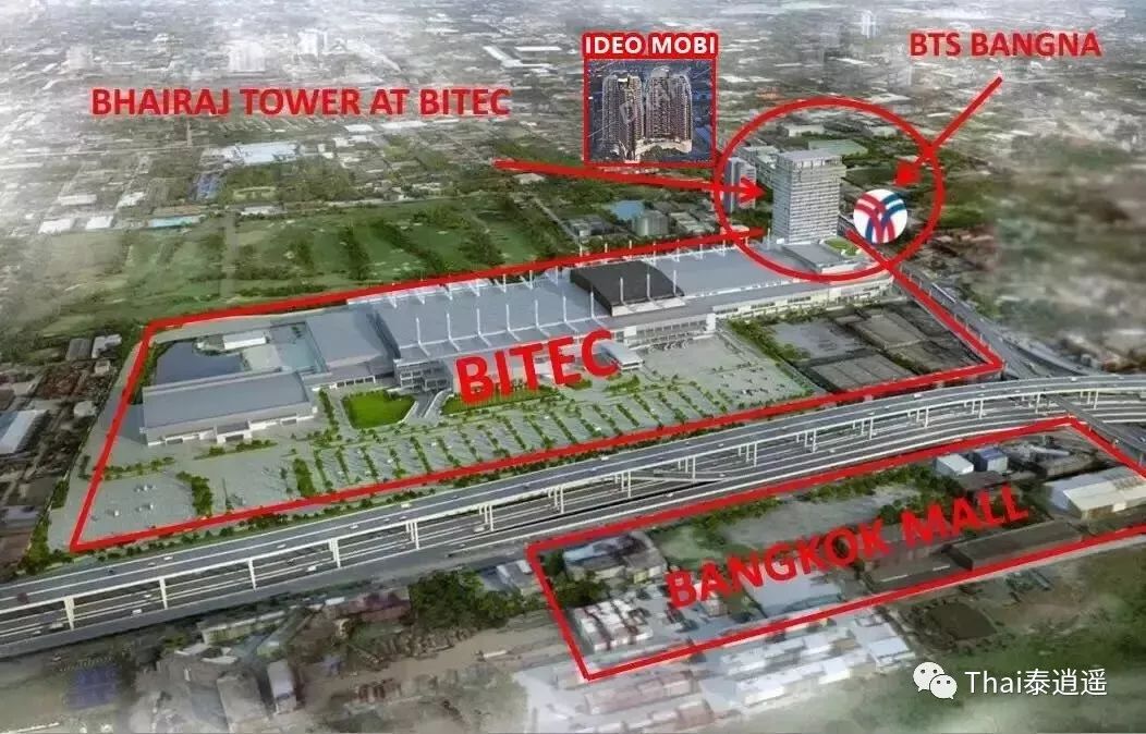 IDEO东方双子星|距BTS素坤逸线Bangna站250米,13.5万泰铢/㎡起与世界级地标购物中心为邻