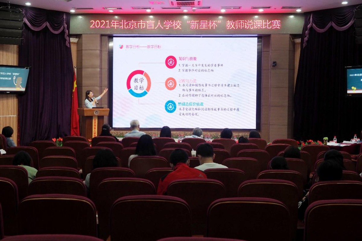 说出精彩绽放魅力—北京市盲人学校“新星杯”教师说课比赛报道