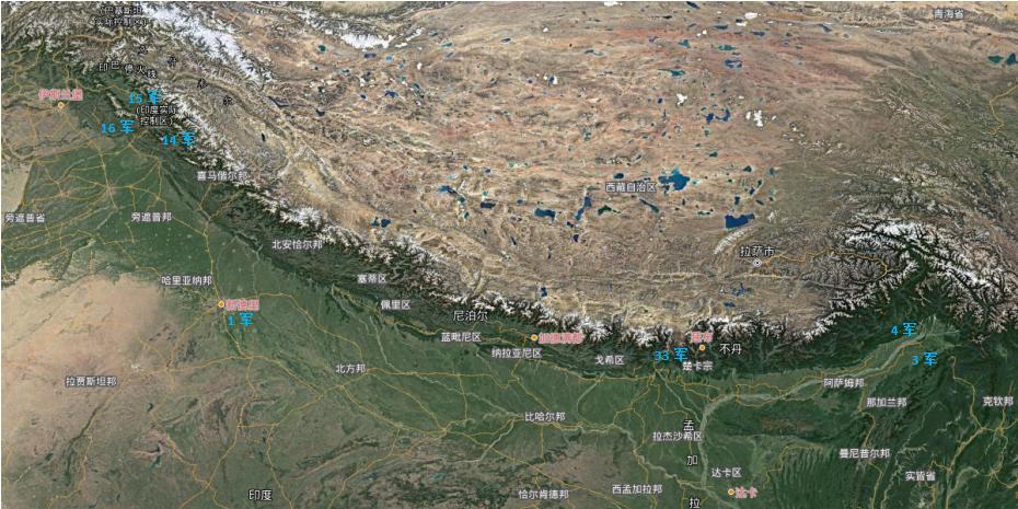 印度山地步兵师实力,印度陆军十大山地师