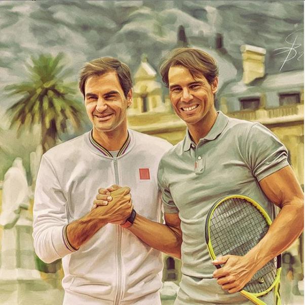 费德勒和纳达尔相爱相杀,纳达尔和费德勒首次对决