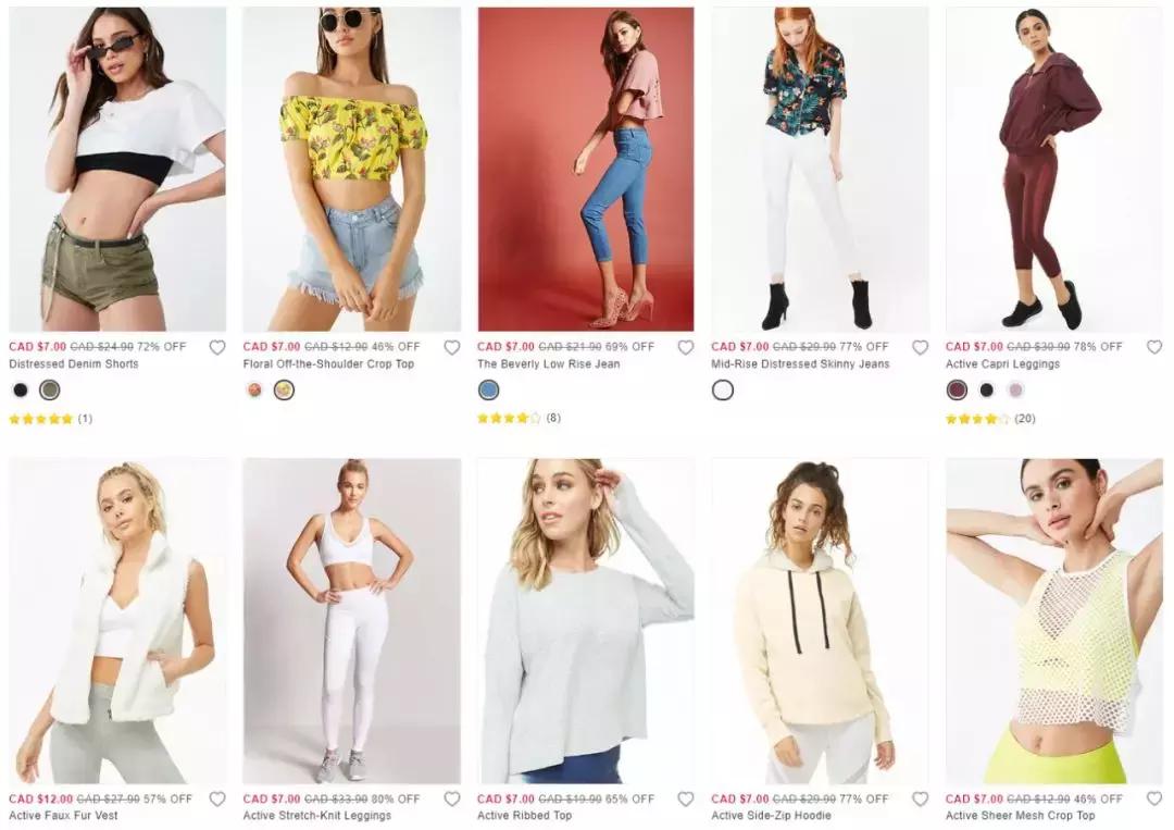 forever牌子的衣服多少钱一件,forever21女装在哪里买