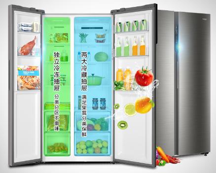 双开门冰箱和十字四门冰箱哪个好,十字冰箱好还是对开门冰箱好