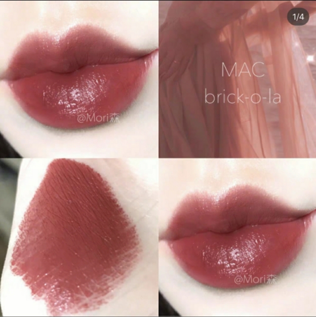 mac重磅新色,mac亮珊瑚红试色