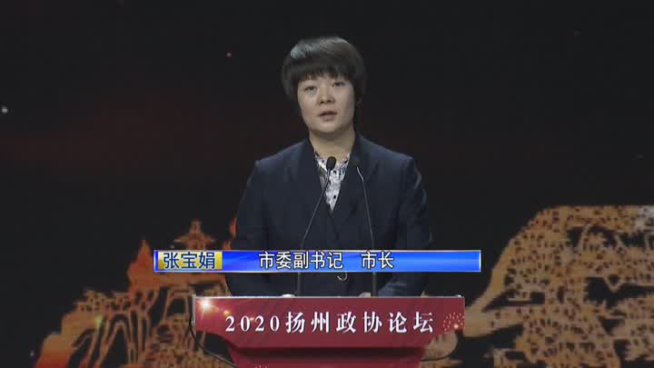 2020扬州政协电视论坛：汇集众智，凝聚共识，建设新兴科创名城
