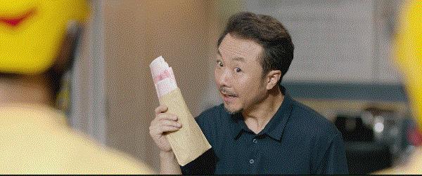 雷佳音致敬外卖员,在一起雷佳音和外卖小哥片段