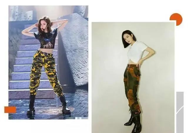 女星穿工装裤帅气十足,工装连体裤女明星穿搭