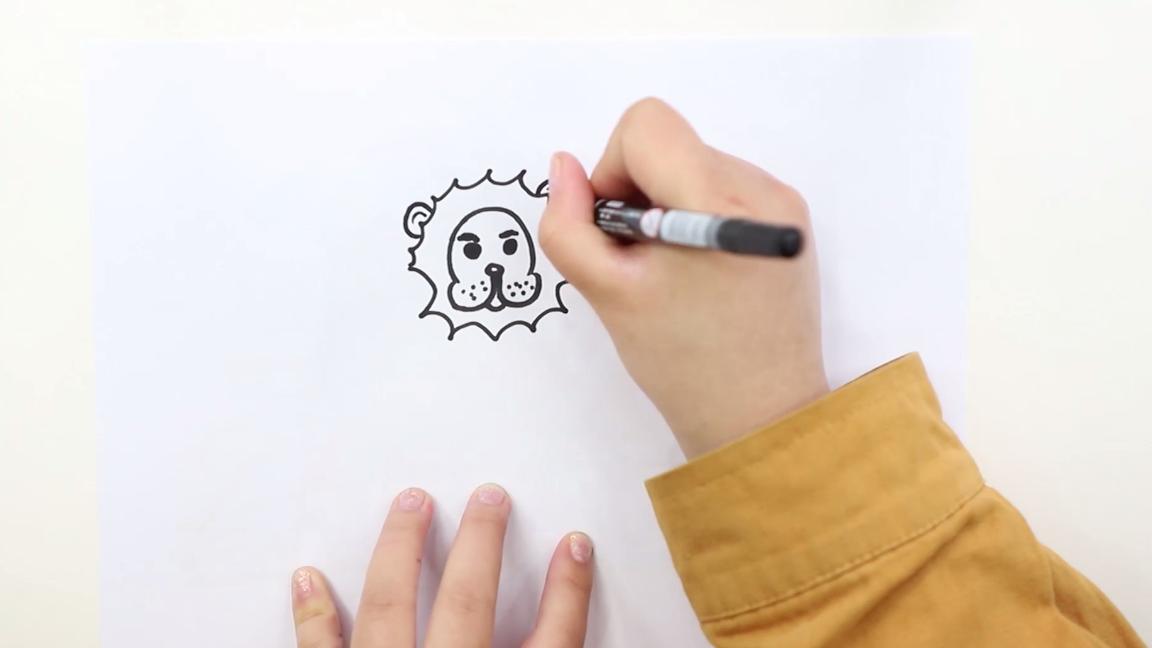 可爱小动物简笔画儿童画,可爱小动物简笔画呆萌儿童画