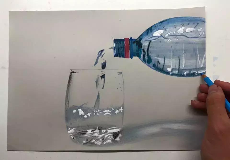 学渣购物小票画画,97年画画天才