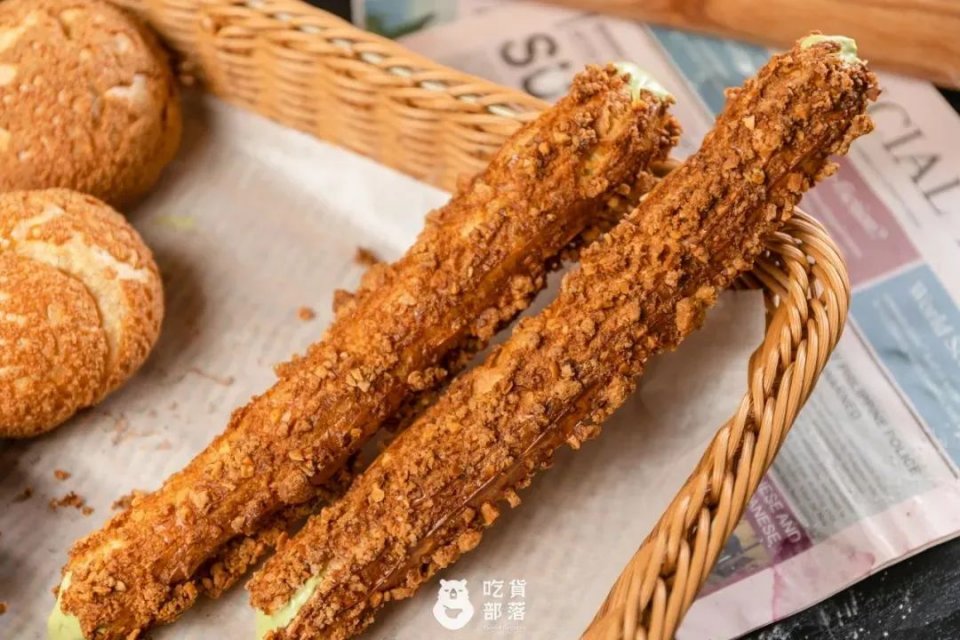 西树泡芙回归款,西树泡芙绿色奶油