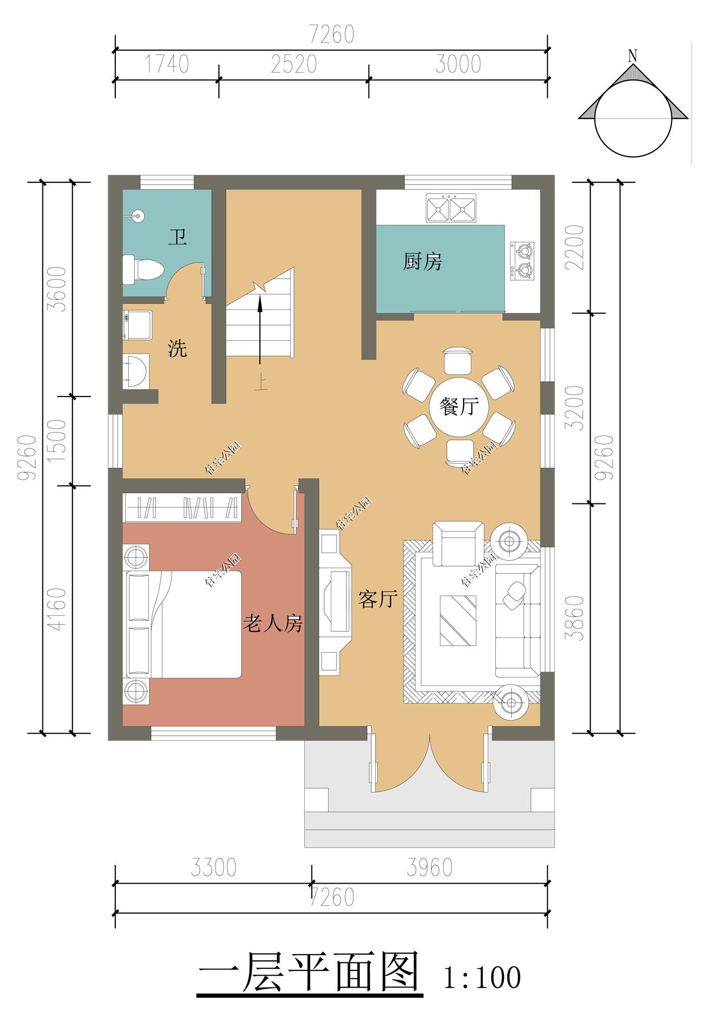 60平方别墅设计图及效果图,100平米小户型设计实景照