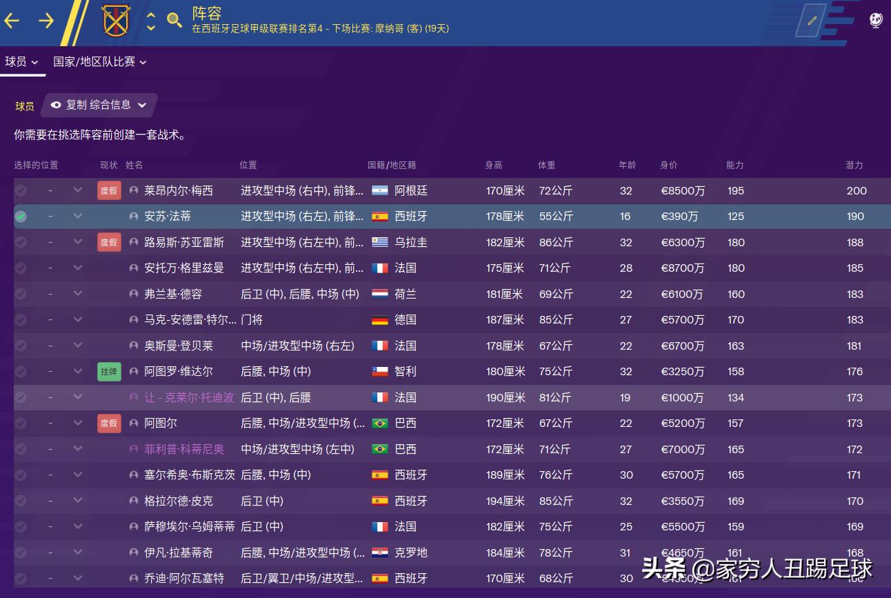 fm足球经理远射,fm足球经理球员数据