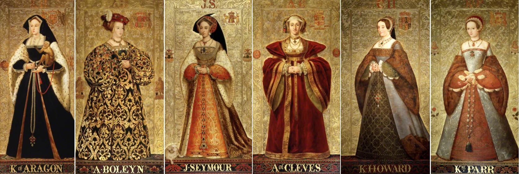 惨死的五位英国王后:画笔下的亨利八世与六位妻子