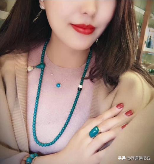 绿松石108佛珠怎么盘玩,108颗佛珠怎么配绿松石