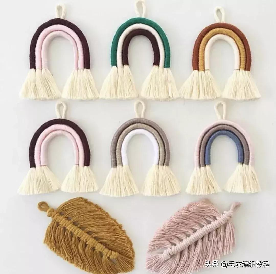 简单易做的挂毯,自制彩虹挂毯