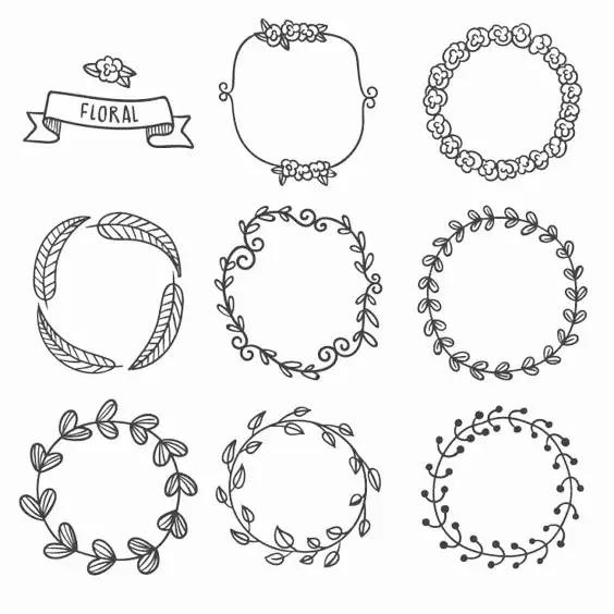 手绘画手账素材,手绘手抄账本