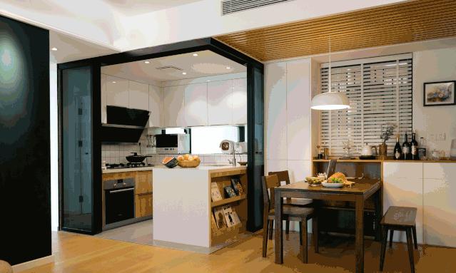 速来学习！深圳99㎡小三居改造，可塞大冰箱、超多收纳，太值了