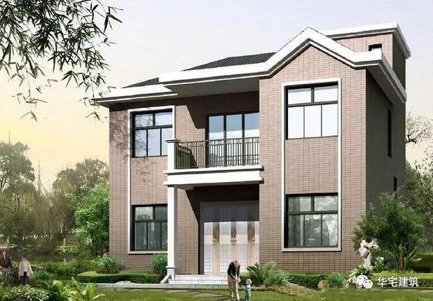 130平2层农村建房设计图15万左右,农村自建房120平方二层图造价15万