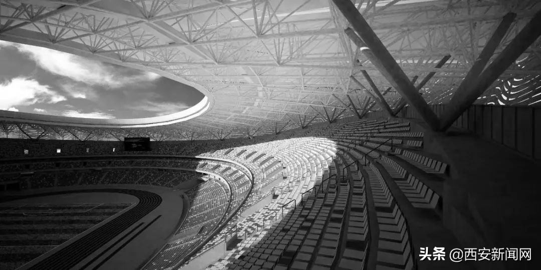 西安石榴花奥体中心,西安奥体中心长安花绽放