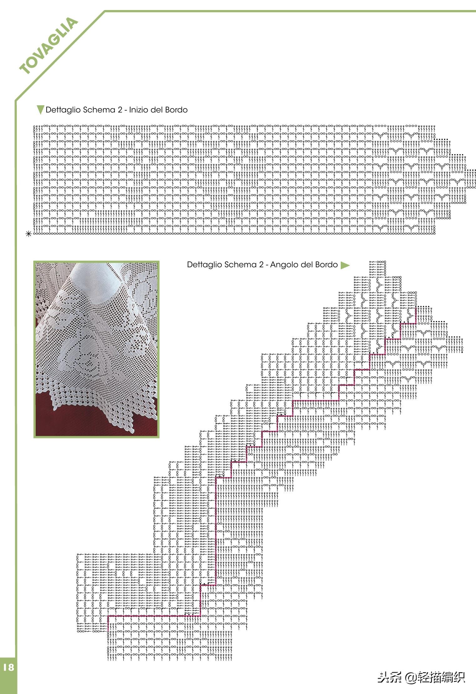蕾丝钩织桌垫,防水防油蕾丝桌垫