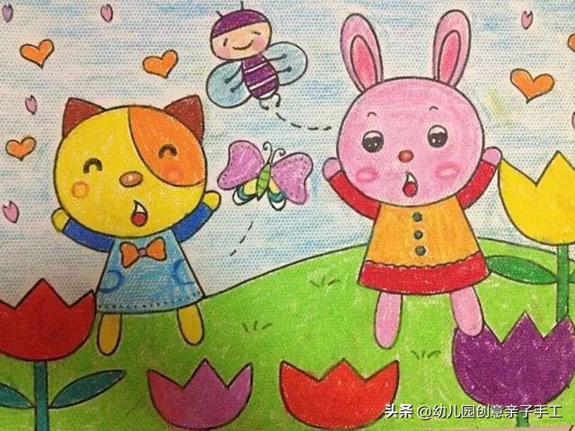 上百张幼儿园创意儿童画,儿童绘画创意3-6岁童年童画