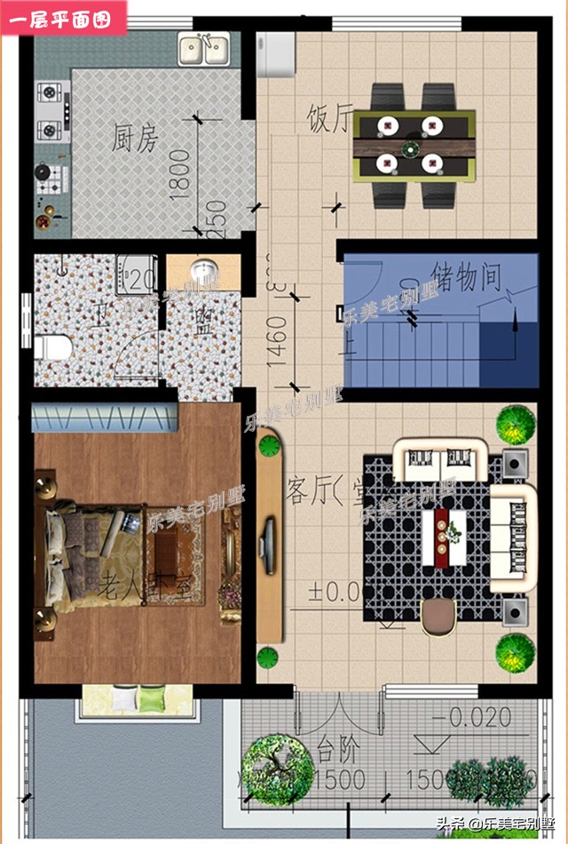 左宽右窄的梯形地基怎么建房,进深长开间窄的地基怎么设计