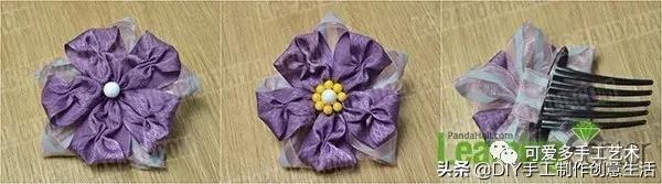 丝带做花带,做花带的教程
