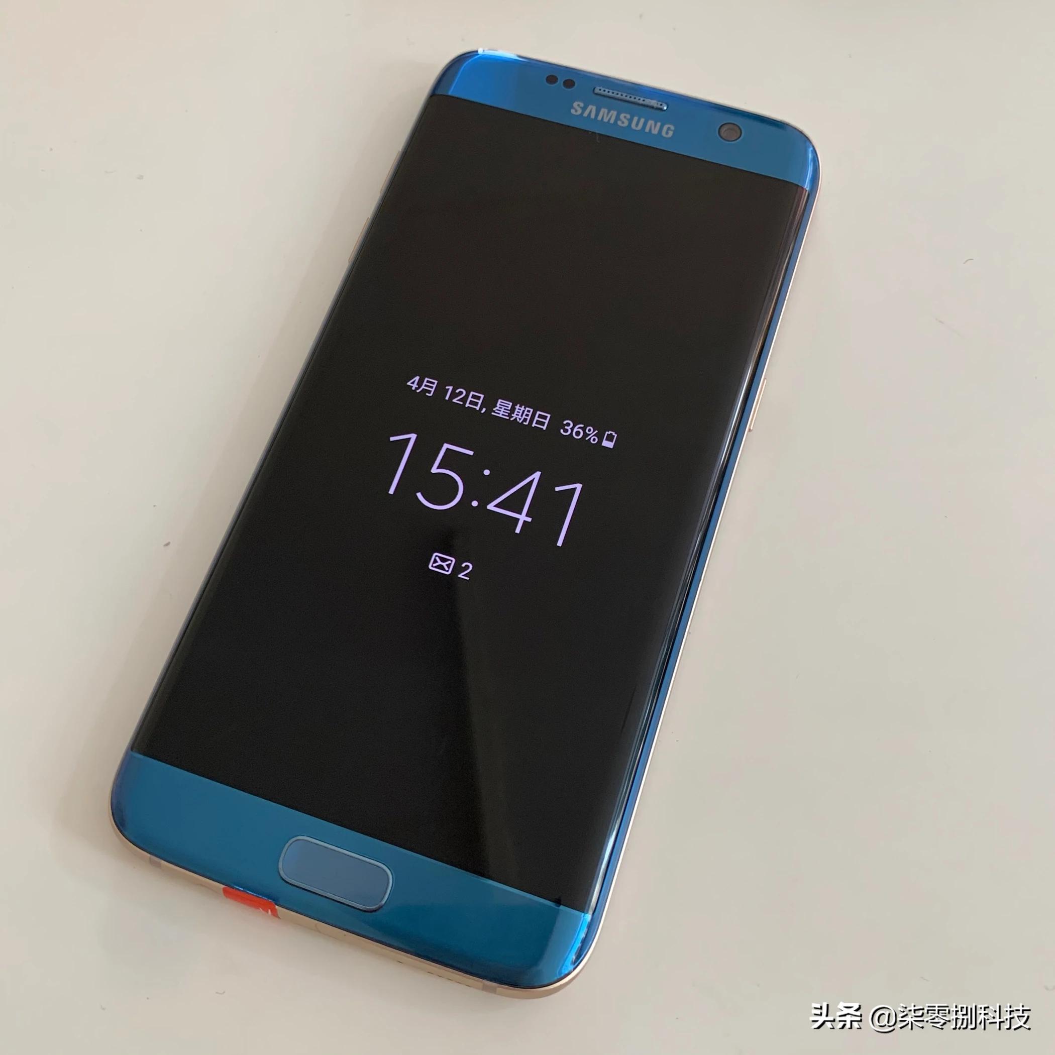 三星s7edge奥运会版开箱,三星s7edge黑色128G