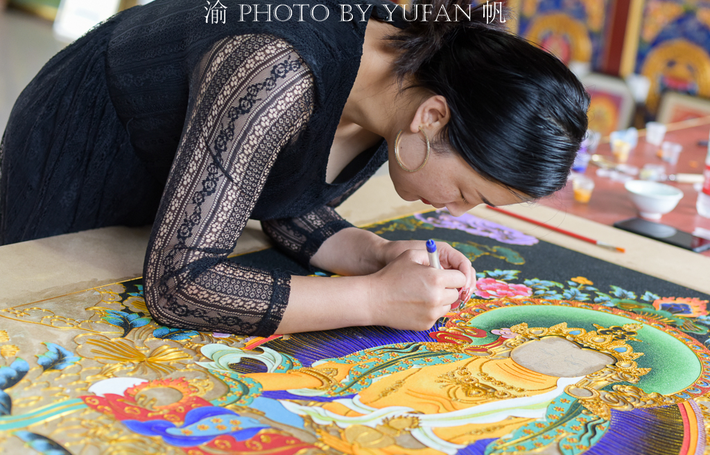 当景泰蓝遇上唐卡,唐卡景泰蓝