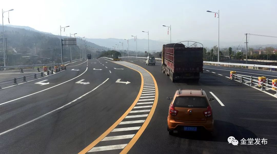 哇！比成都一环路还长6公里！金堂县城外环线全线通车