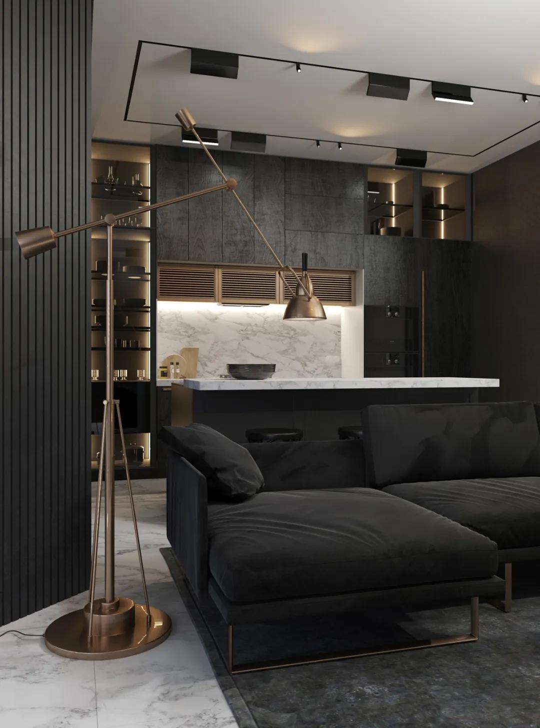 高档次黑色大理石,高级灰天然大理石