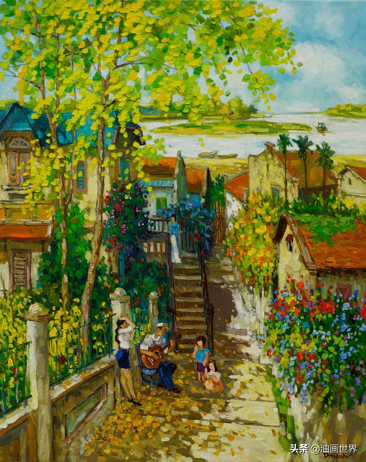 越南最惊艳的画家,越南画家dangvancan作品图片