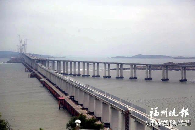 平潭海峡公铁大桥高铁站进度,福平高铁平潭海峡大桥图片